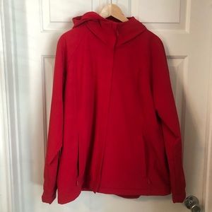 Kirkland Red Winter Jacket With Fur Lining
